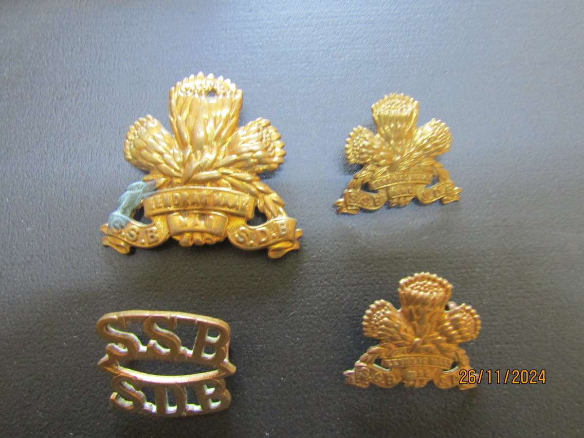 SADF SSB Beret and Shoulder Badges with SSB badge (B)