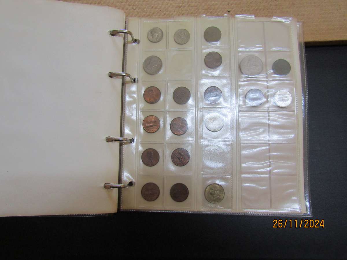 11 Pages Album of World coins with empty pages