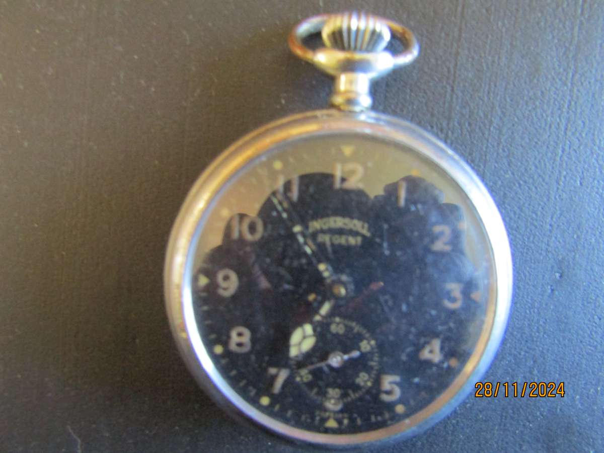 Ingersol Regent Men's Pocket Watch. Working