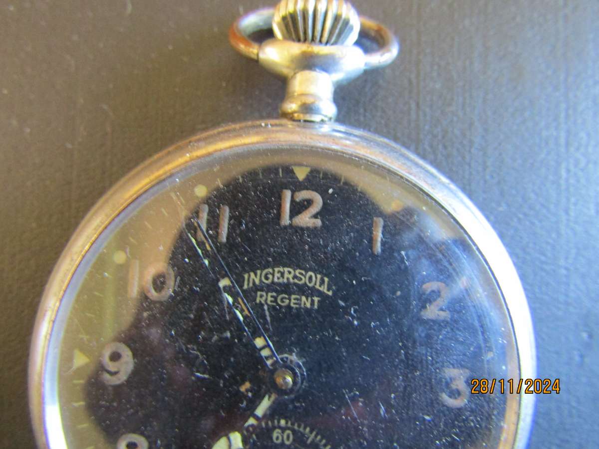 Ingersol Regent Men's Pocket Watch. Working