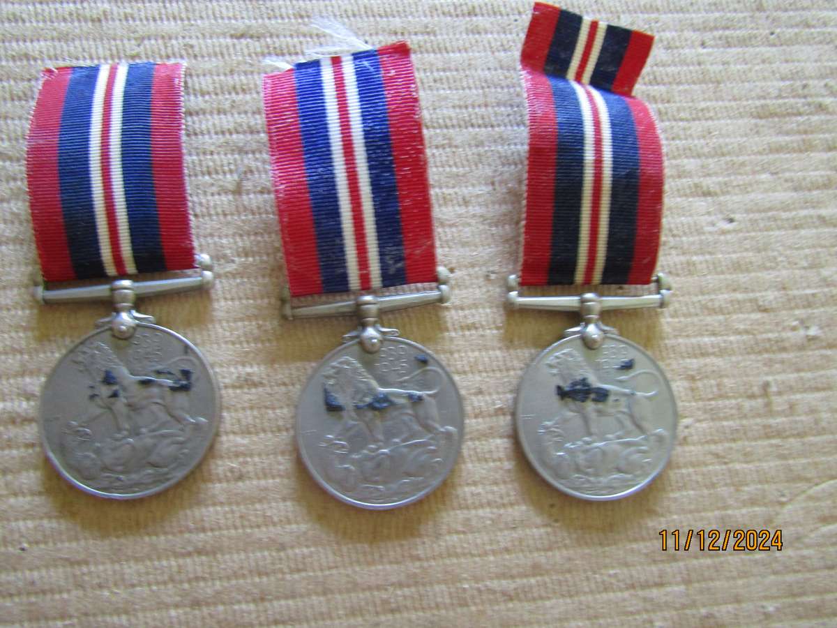 One 1939 to 1945 WW2 Medal to C) H Jones