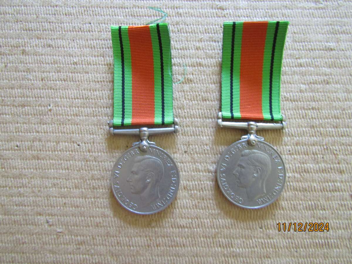 One Defense Medal WW2 Medal to A.J Case