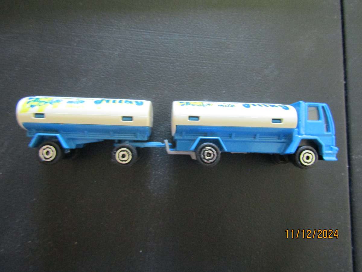 Majorette Milky Milk Tanker Semi Truck 1980s Toy