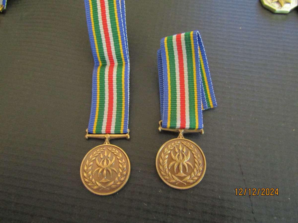 2 Police Amalgamation Miniature Medals. Bid per medal