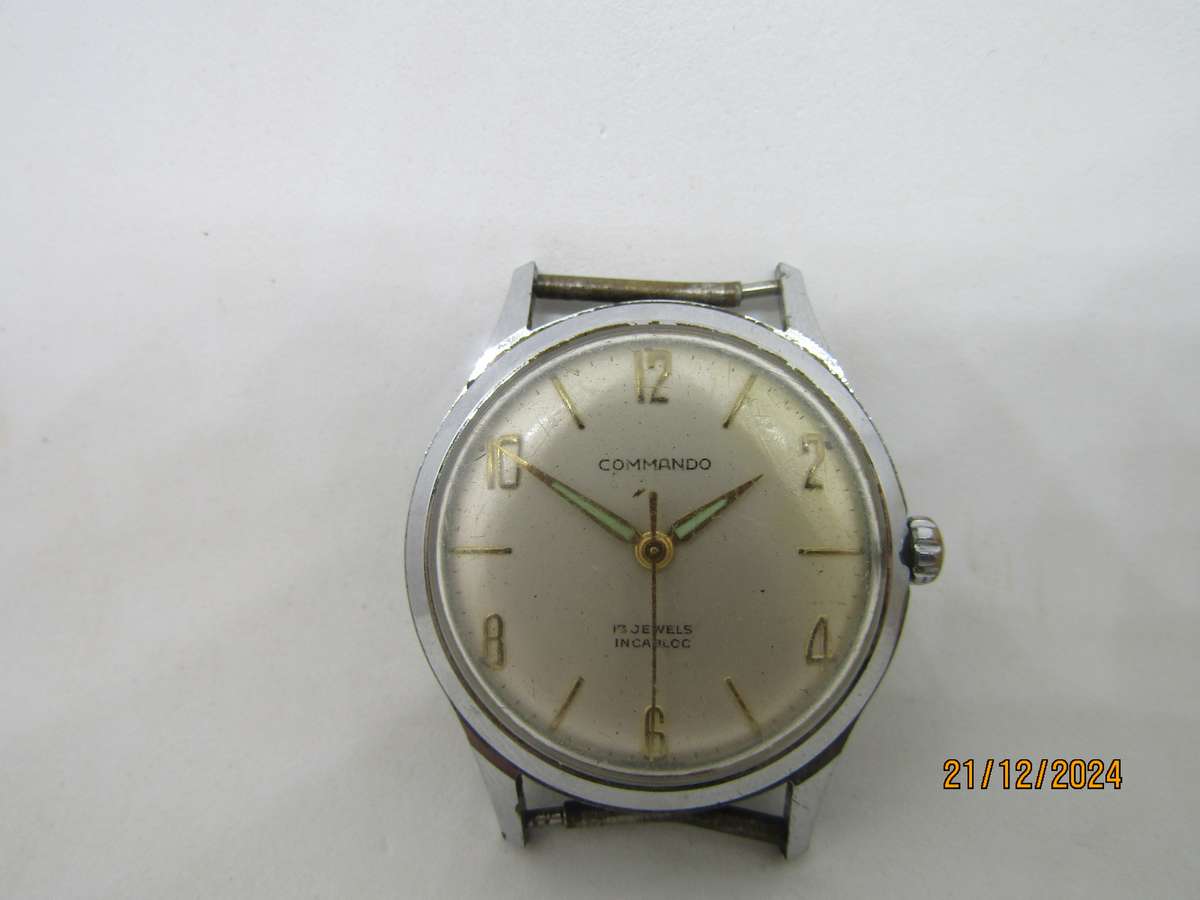Commando Men's Wrist Watch. Spares or Restoration.