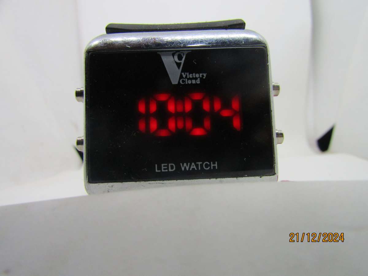 Victory Cloud LED men's watch. Works.