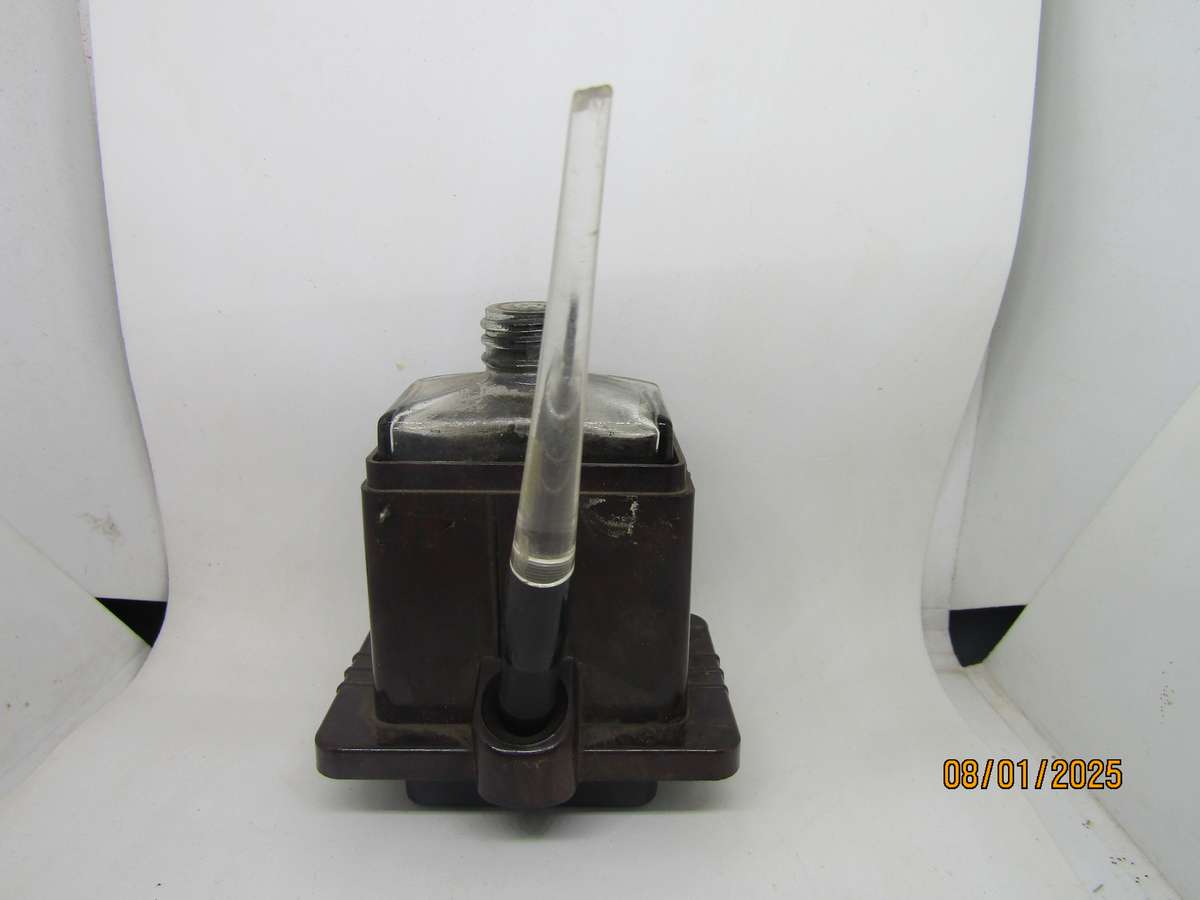Fountain of Ink British ink Pot with Esterbrook 9558 Quill Pen.