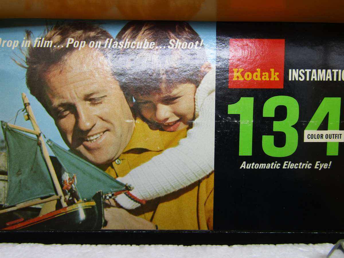 Kodak Instamatic 134 Camera. In original box with Rare Film incl.