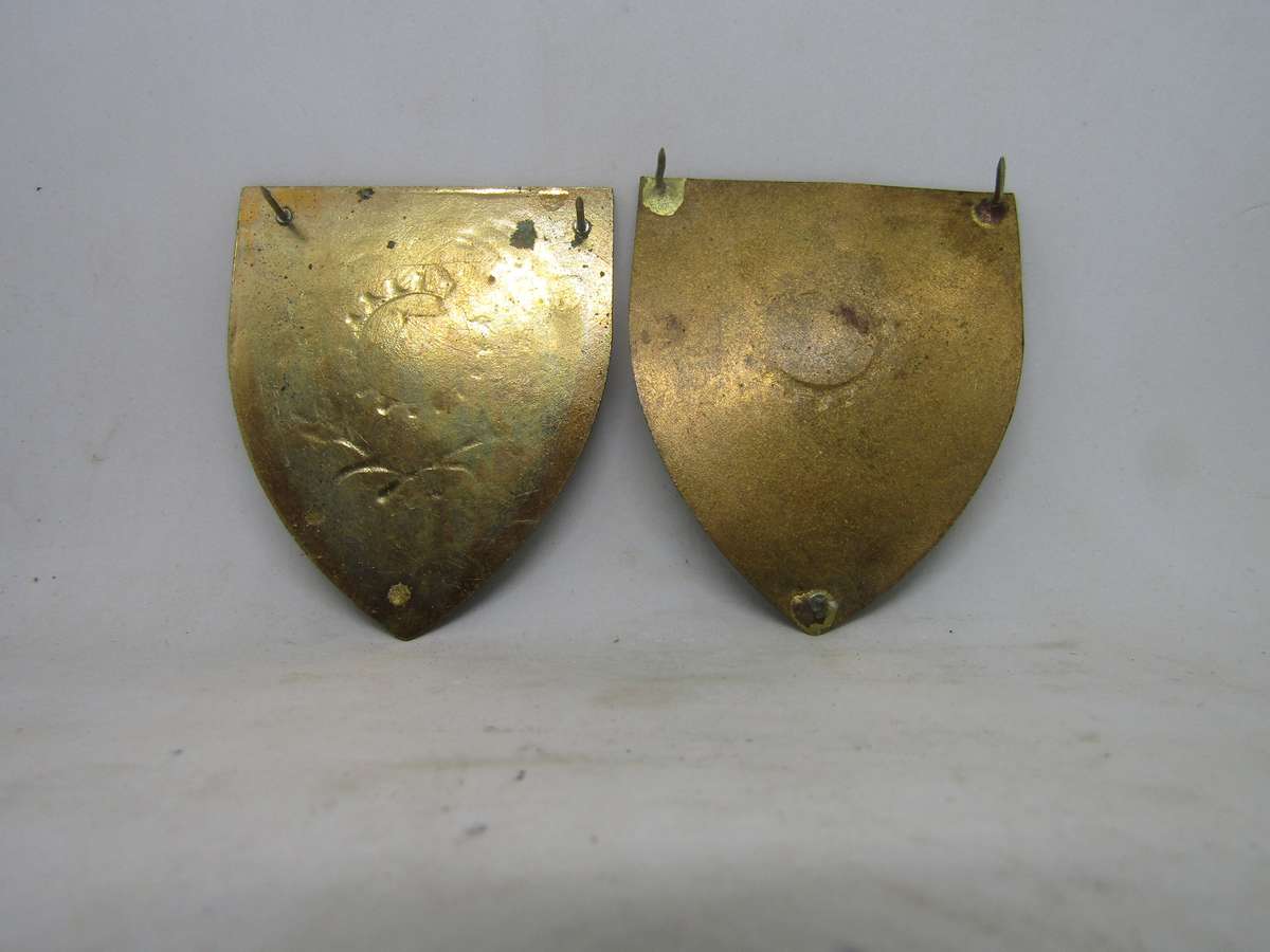 2 Types SADF 1 Field maintenance  Shoulder Flashes Badge. Pin intact.