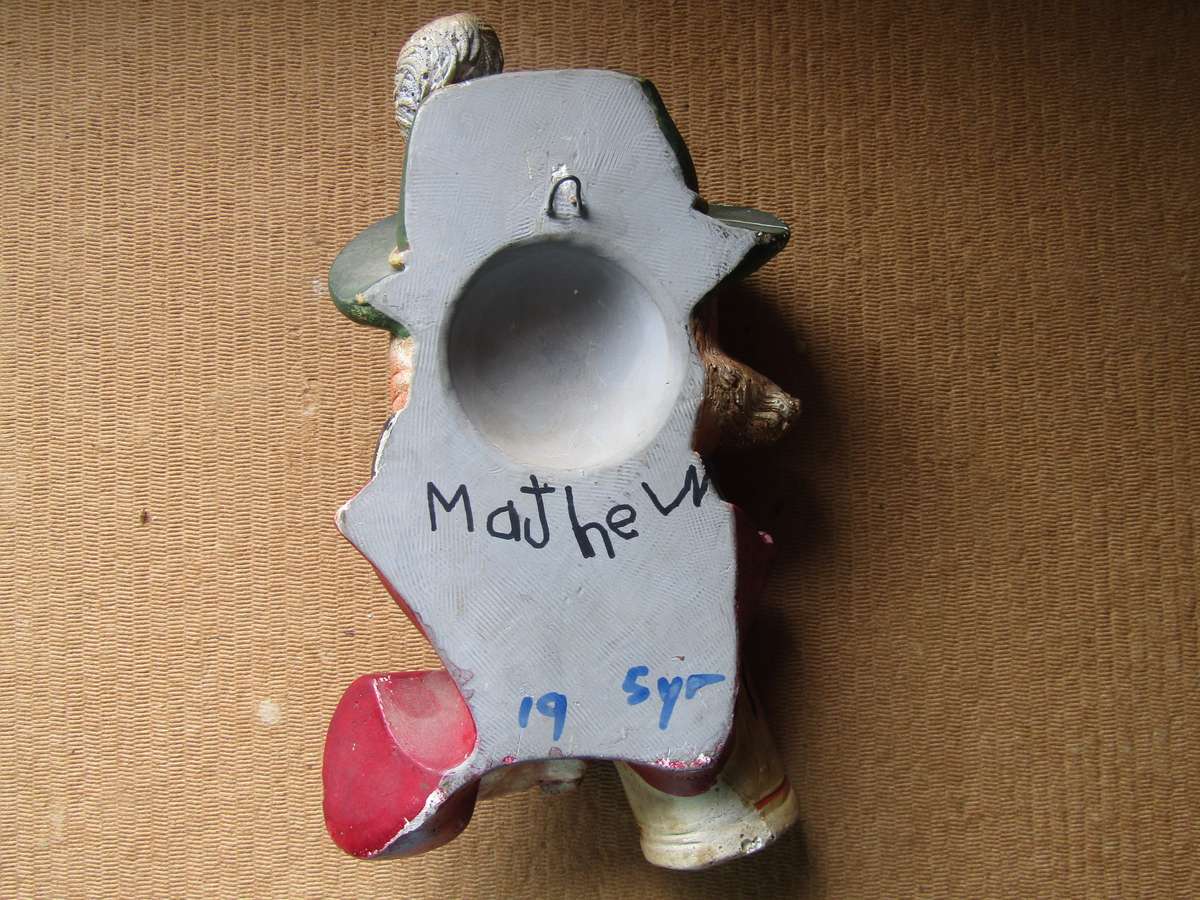 4 Vintage Bossons Head Figurine - Made in England. Buy now for the lot.