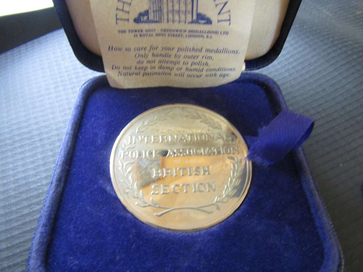 Proof International Police Association British Sector Boxed