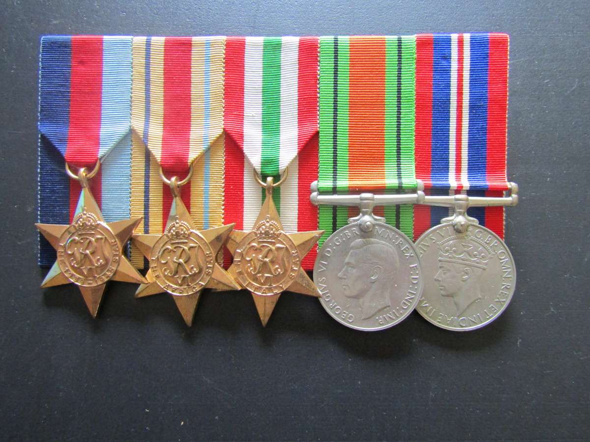 2 Sets of WW2 Medals. Not the same recipient. Buy now per set.