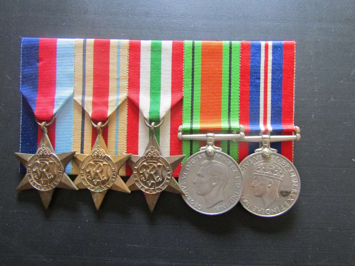 2 Sets of WW2 Medals. Not the same recipient. Buy now per set.