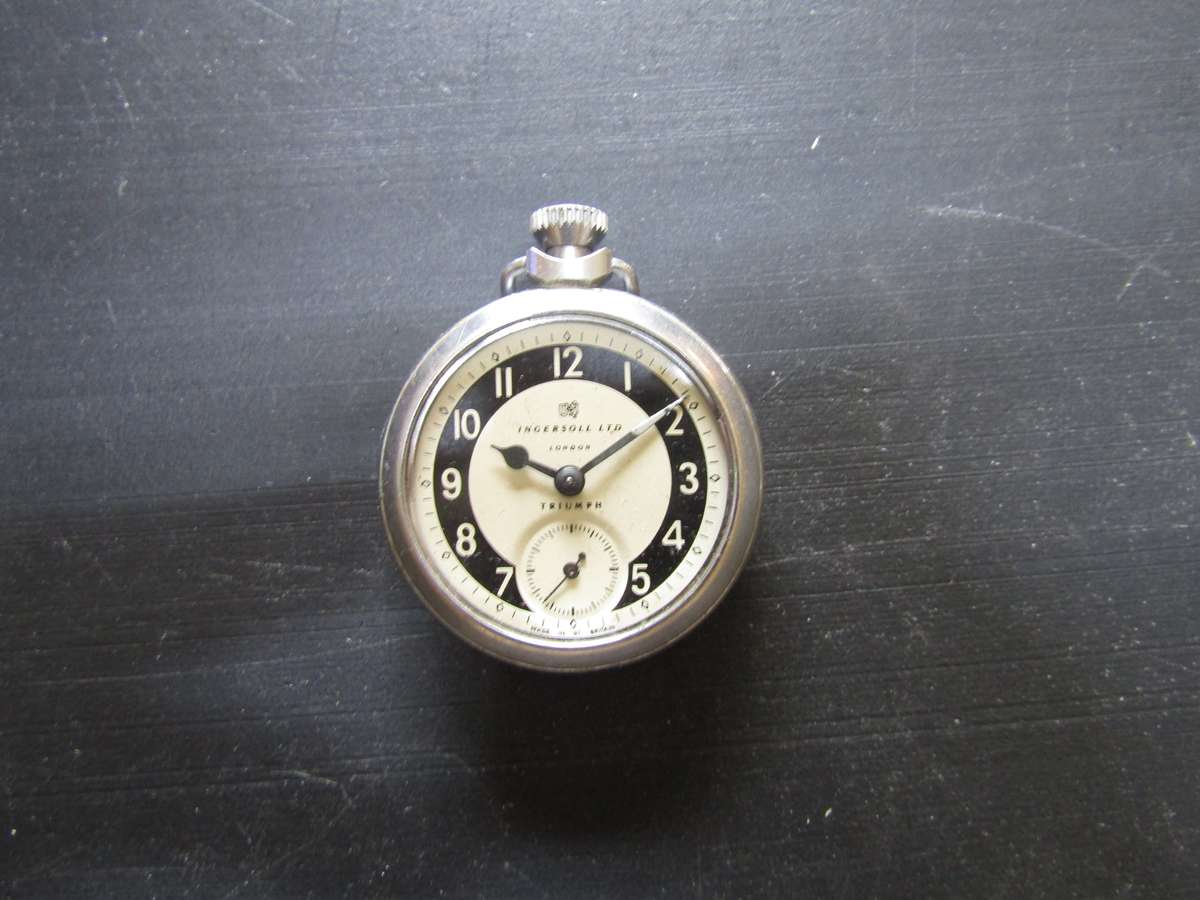 Ingersoll Triumph Pocket watch. Restoration or Spares.