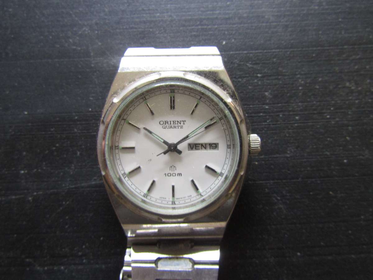 Orient Y58916157-028 Day Date Watch. Spares or Restoration. 3.5cm