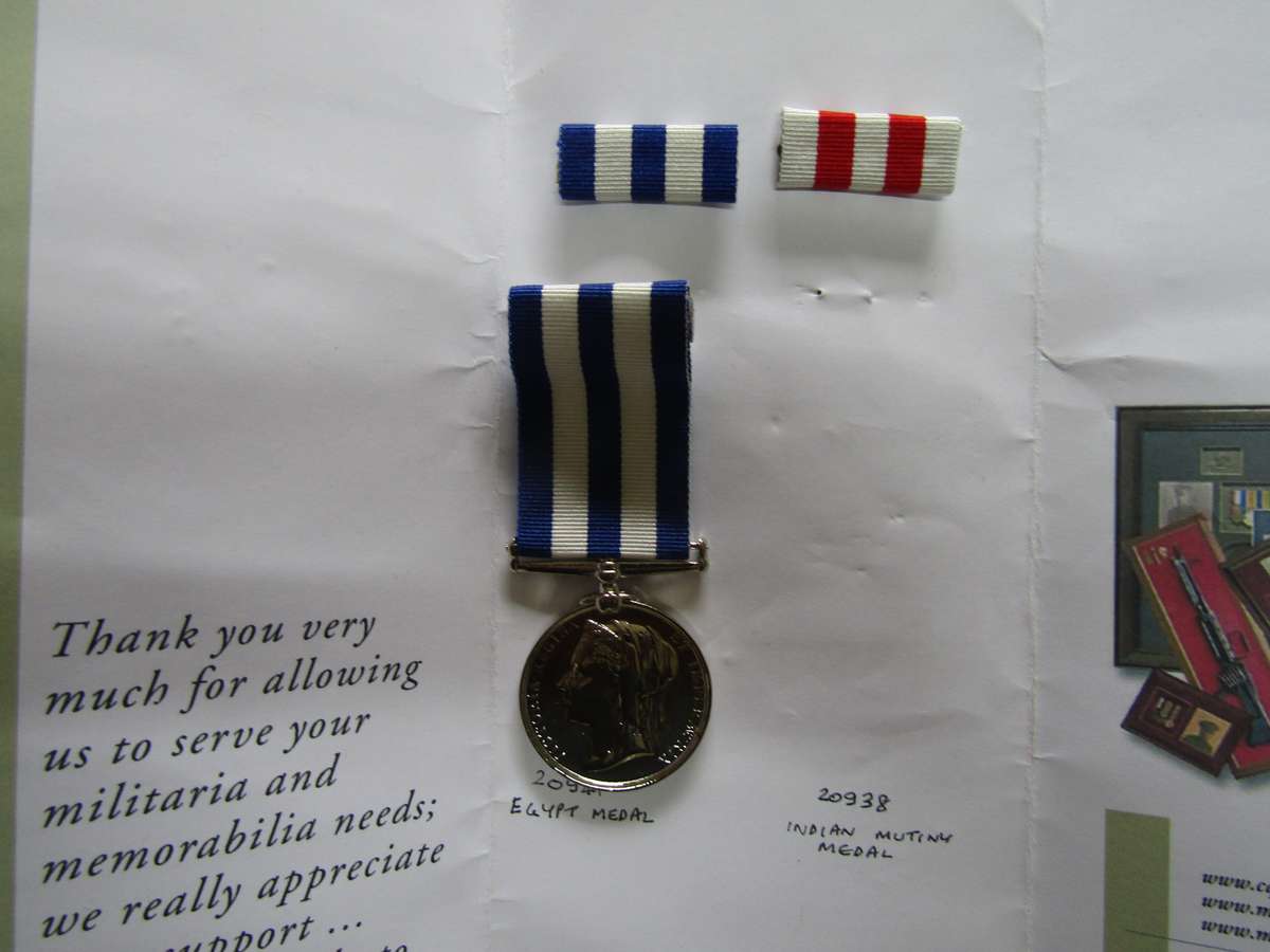 Egypt Medal with Bar. (Replica)