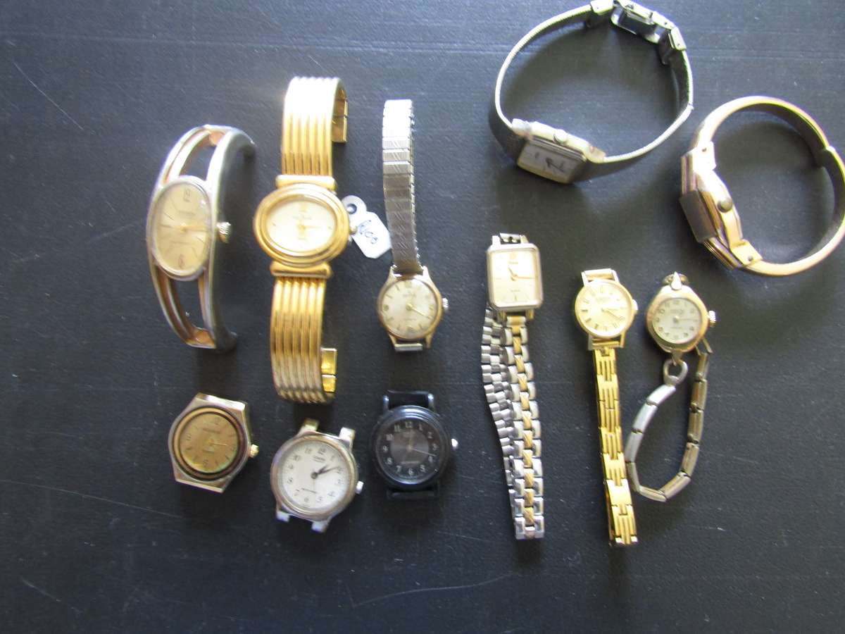 Various Women's Wrist Watches. Spares or restoration. Casio Buren Pulsar Delfin rotary
