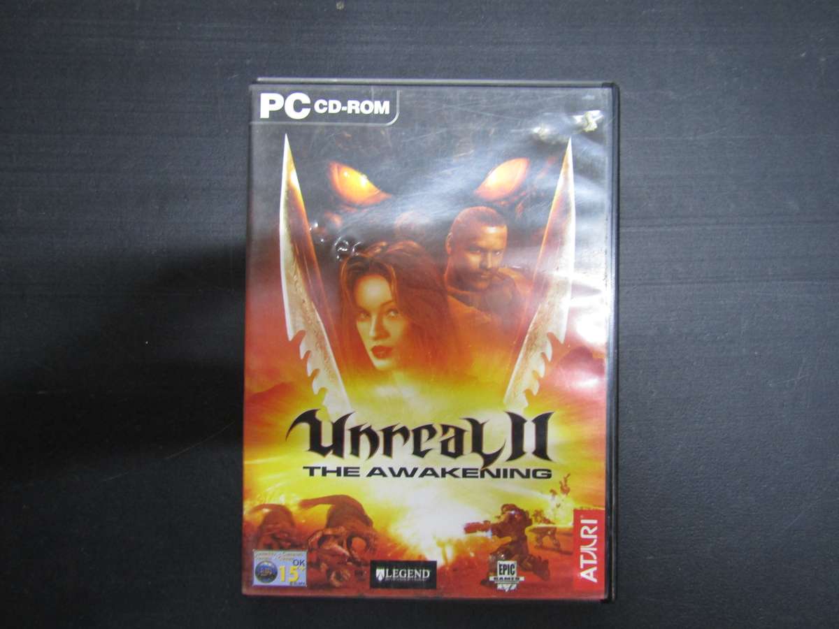 Atari Games PC Game  No Booklet. Unreal The Awakening. Disks no scratches.