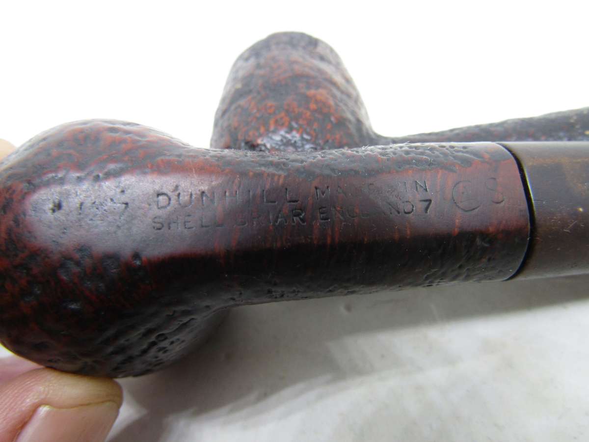 2 Dunhill Shell Briar Smoking Pipe  Made in England