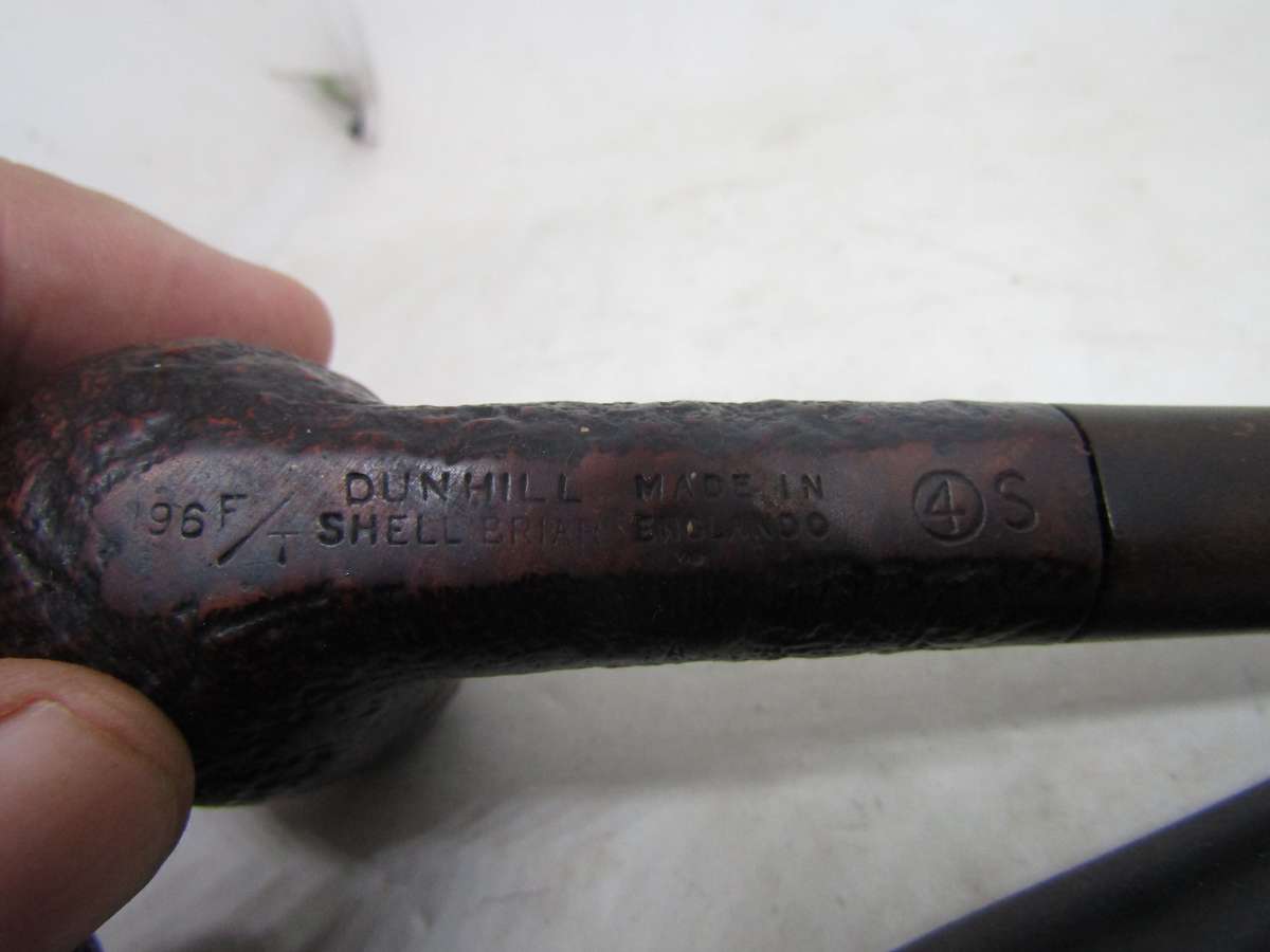2 Dunhill Shell Briar Smoking Pipe  Made in England