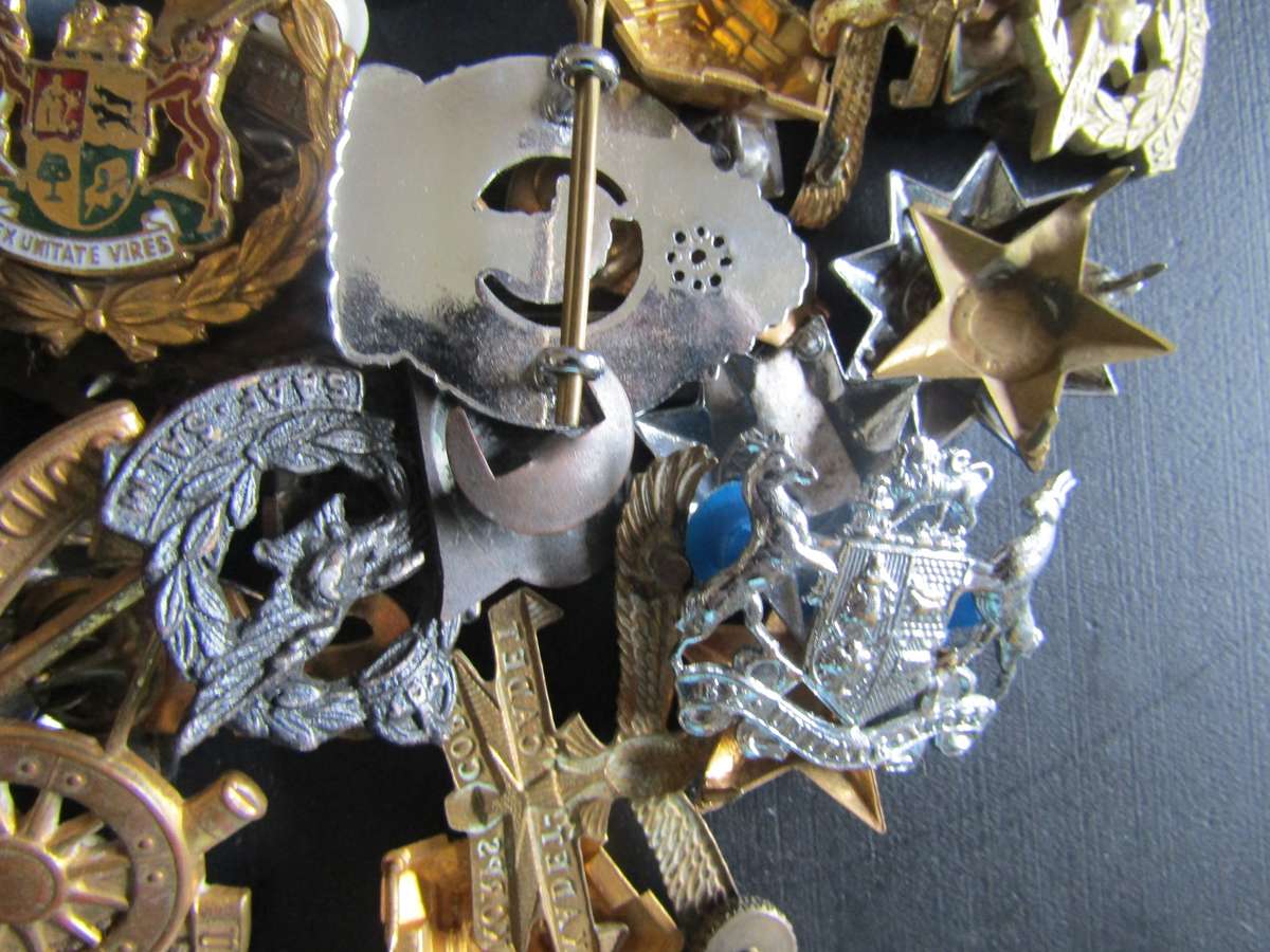 A Big Job Lot of South African and UK Military Badges
