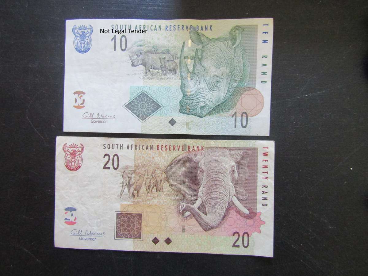 Gill Marcus  1st issue Eng/Afr  R10 and R20 (BR)