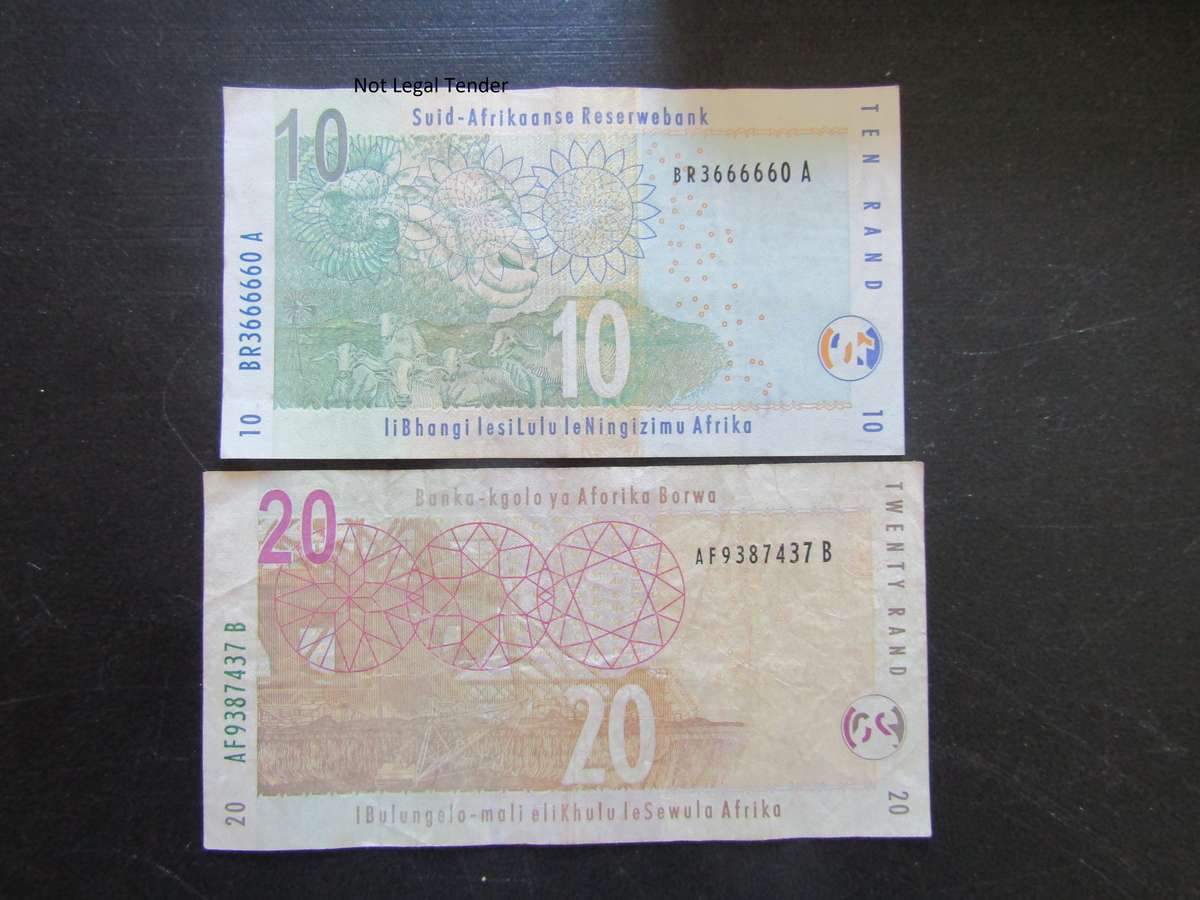 Gill Marcus  1st issue Eng/Afr  R10 and R20 (BR)