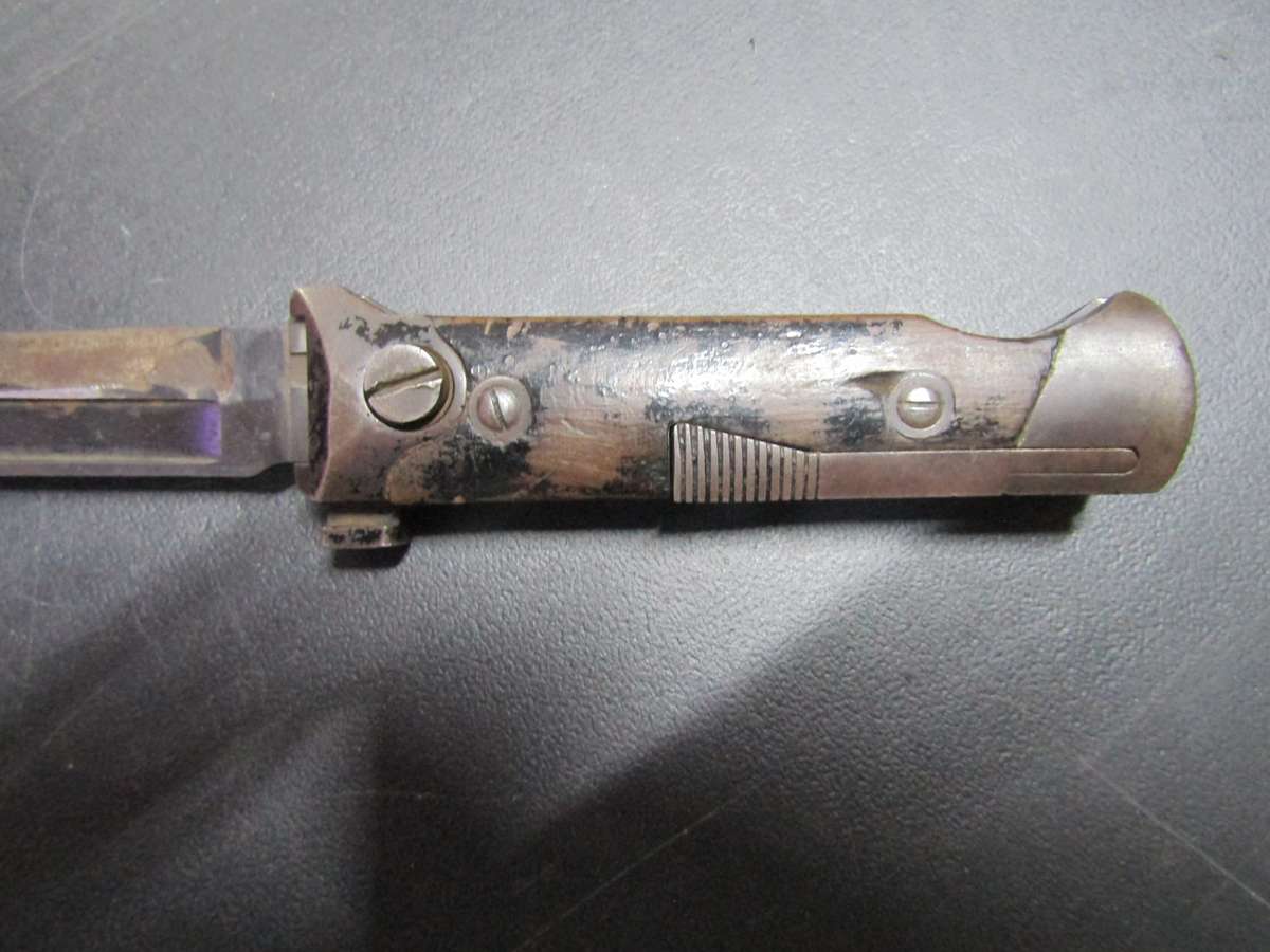 Rare WW2 Italian M38 Caracano Folding Bayonet.