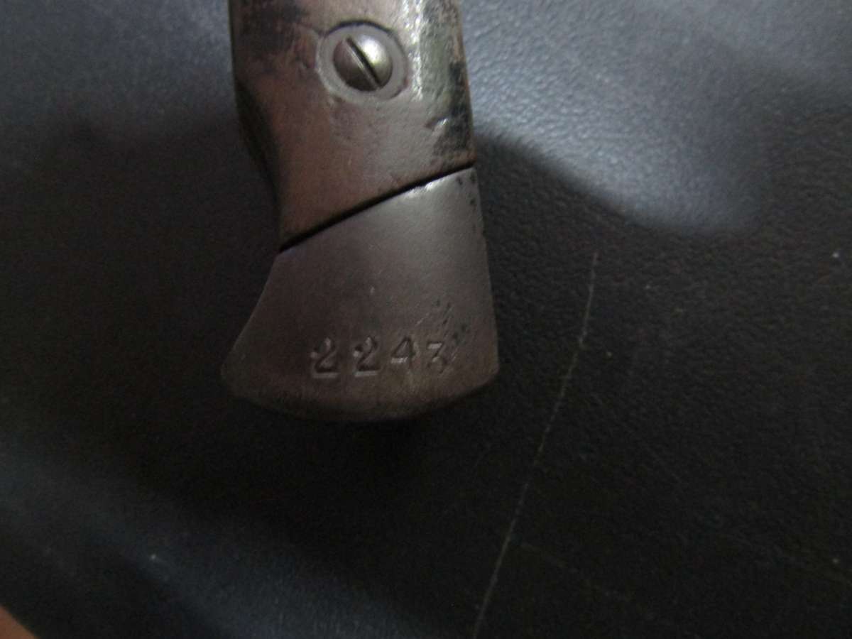 Rare WW2 Italian M38 Caracano Folding Bayonet.