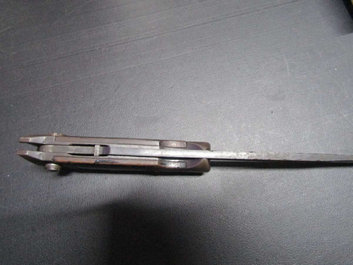 Rare WW2 Italian M38 Caracano Folding Bayonet.