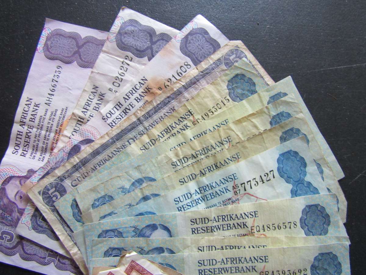 Various SA Banknotes different governors'