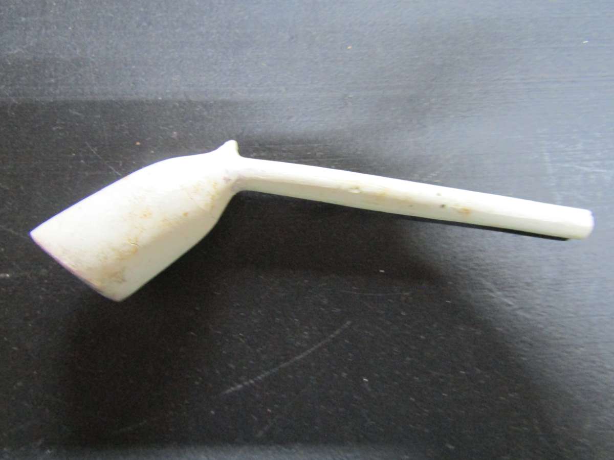 2 1800's Clay Pipe one being Ornate. Not broken or chipped