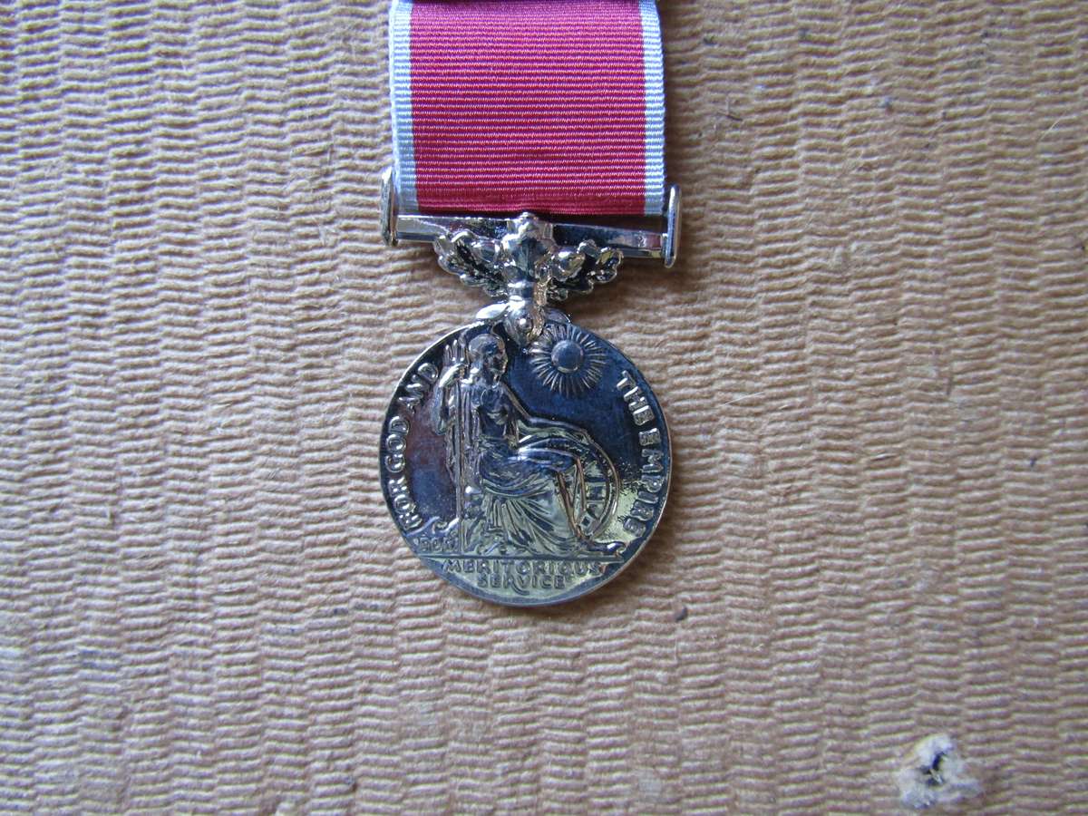 For God and Country Meritorious Service Medal Full Size, Its a copy