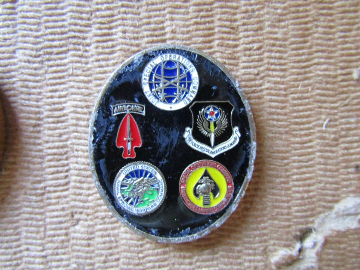 United States Special Operations Command Challenge Coin. (G)