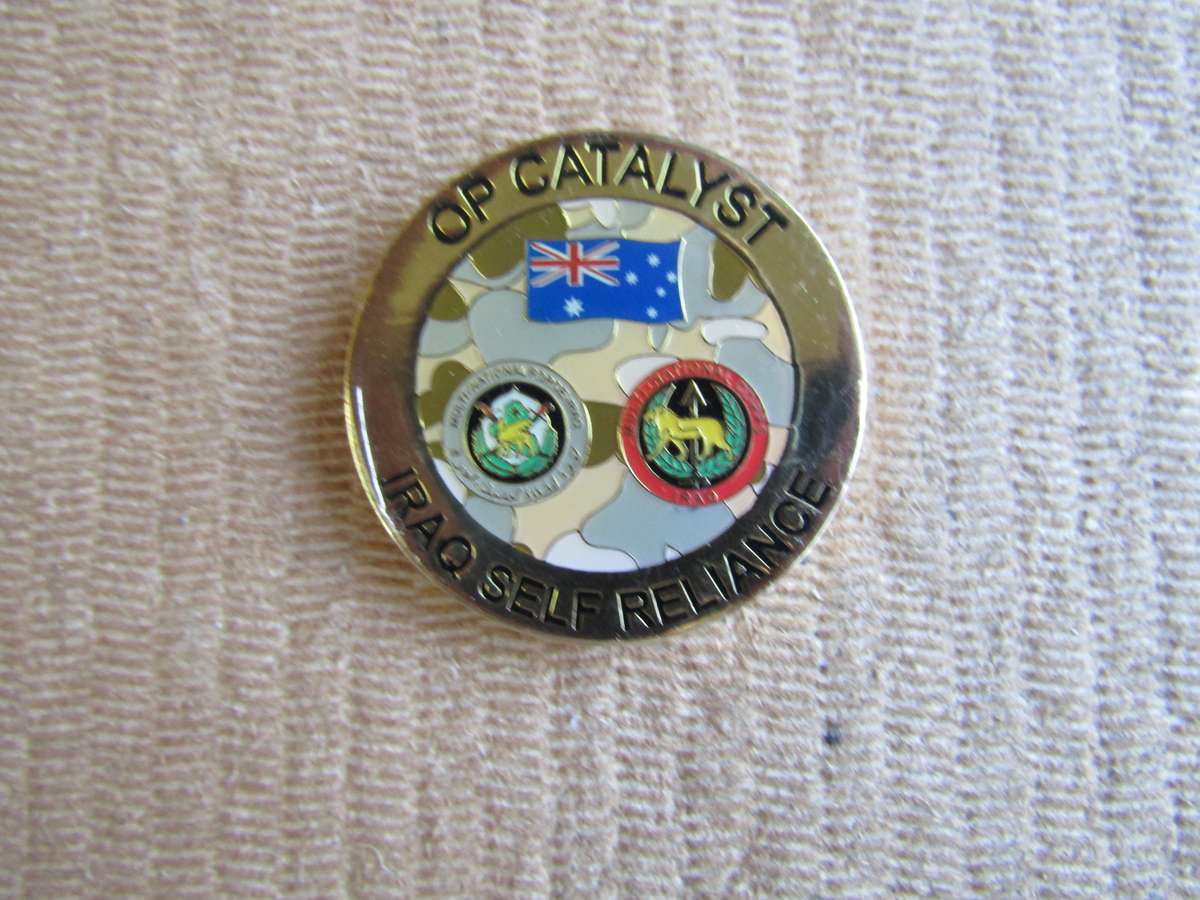Australia Operation Catalyst Challenge Coin (A23)