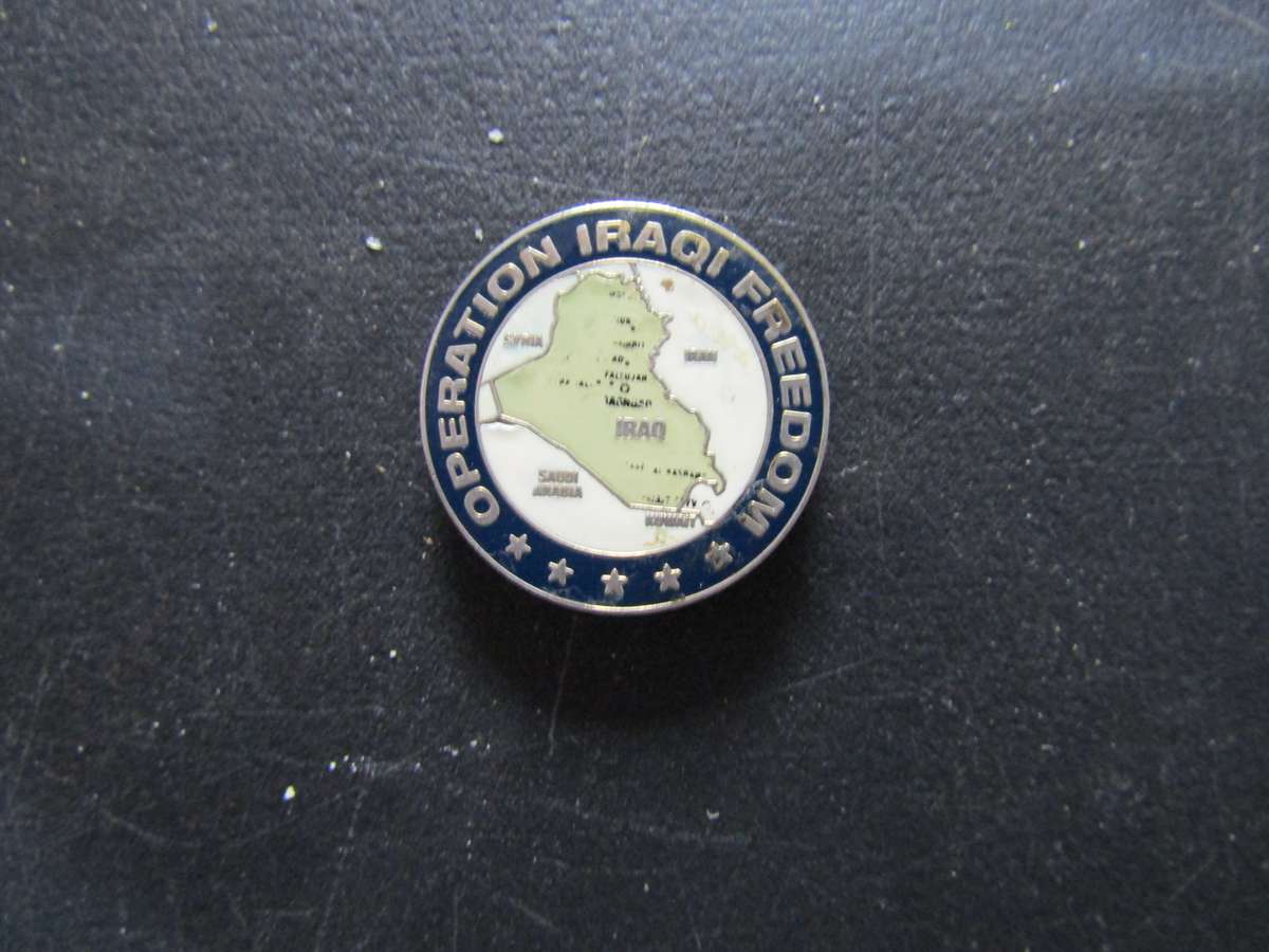 Iraqi Freedom Operation Challenge Coin (A49)