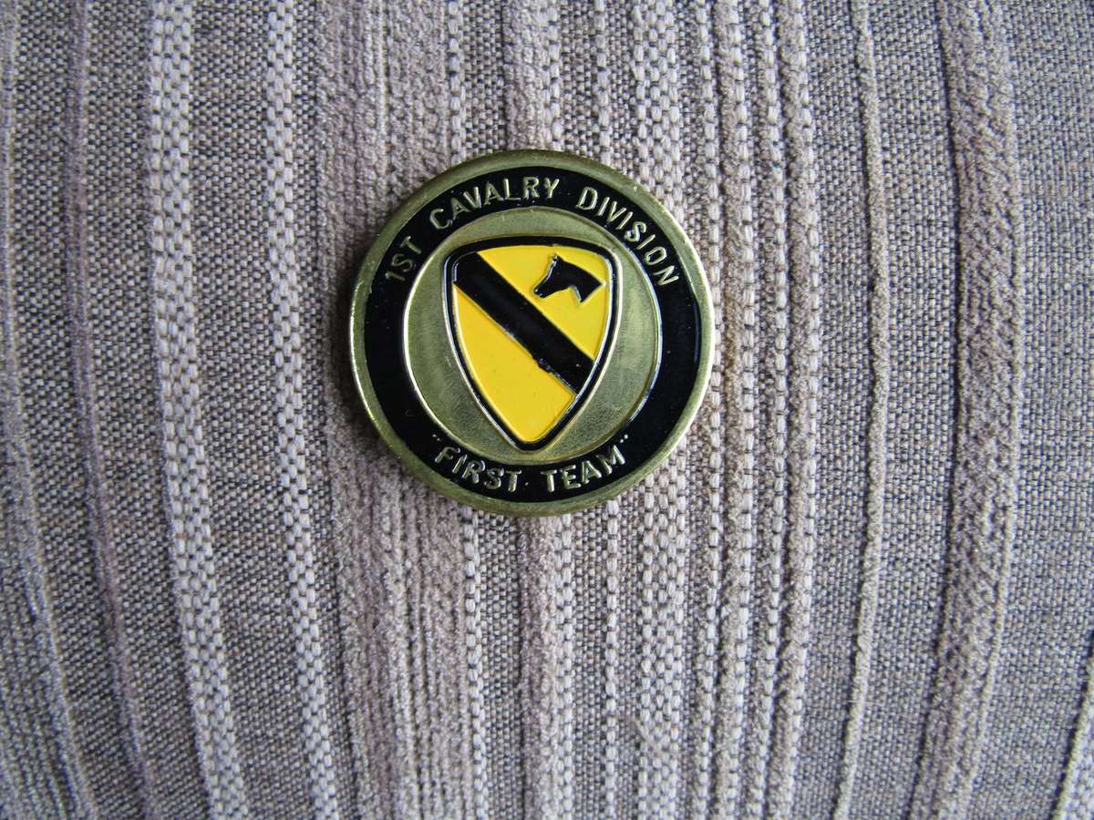 1st Calvary Division Challenge Coin (A75)
