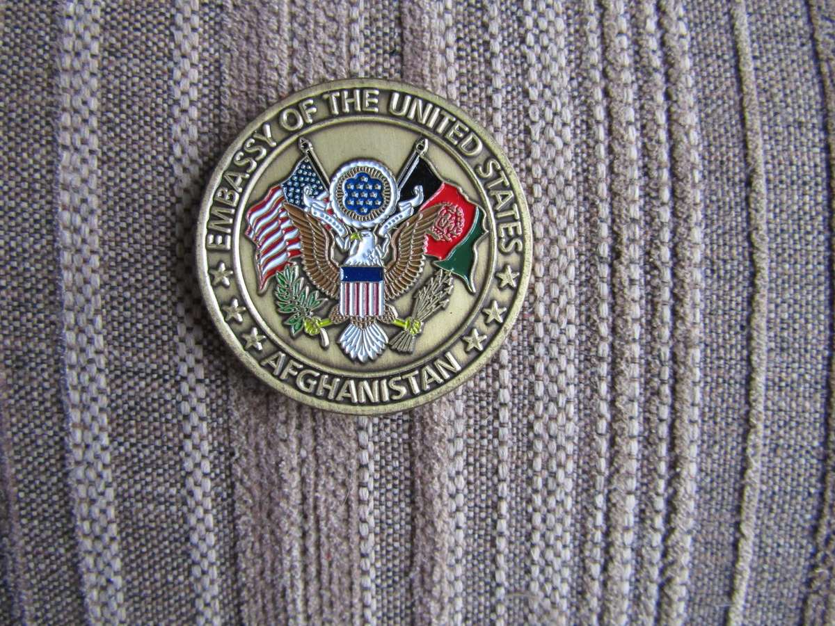 Embassy Of The United States Afghanistan Challenge Coin (A99)