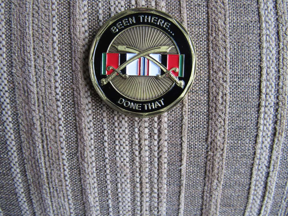 Been There Done That Challenge Coin (B2)