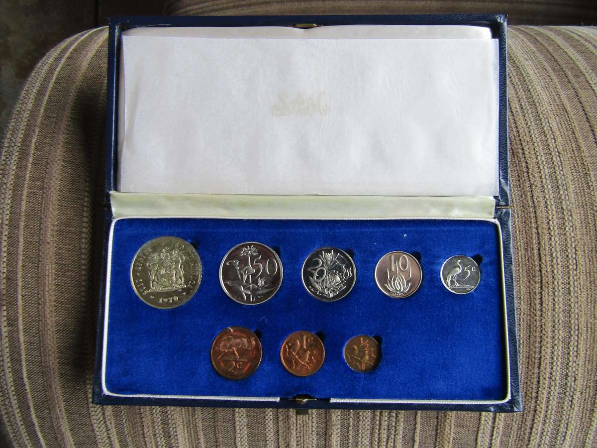 1970 South African Proof Set Mintage 4000