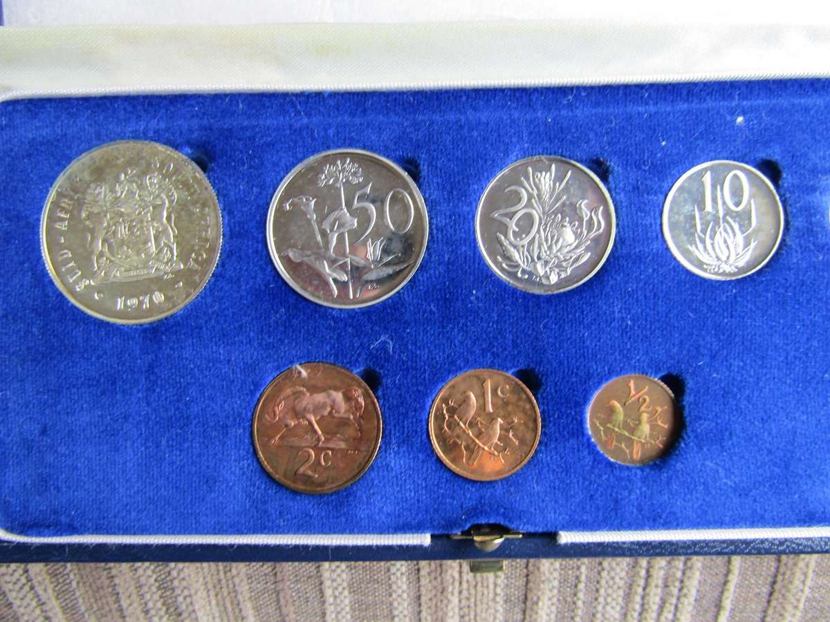 1970 South African Proof Set Mintage 4000