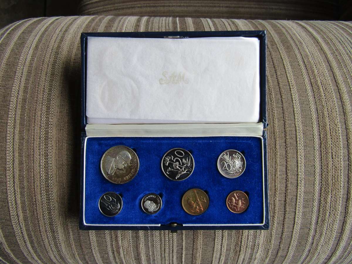 1969 South African Proof Set Mintage 5000