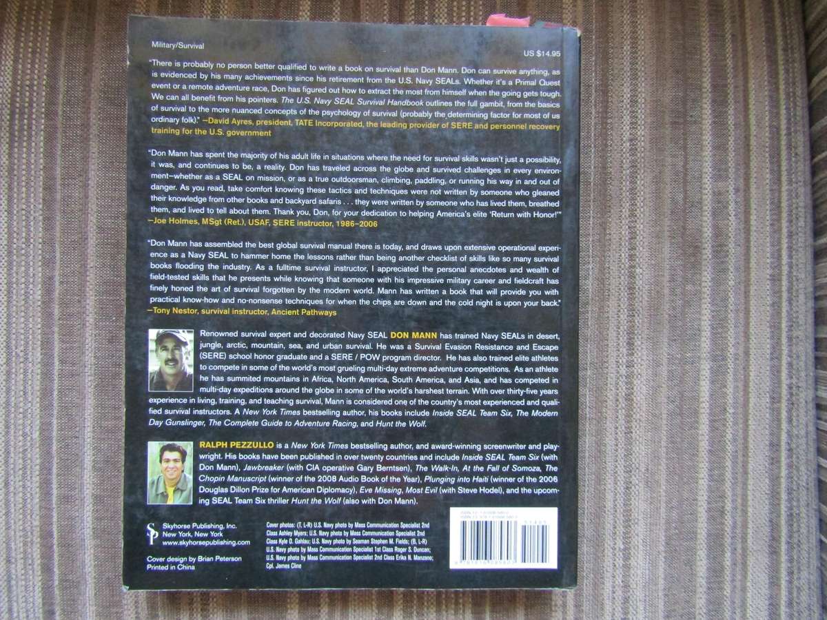 The US Navy Seals Survival Handbook by Don Mann