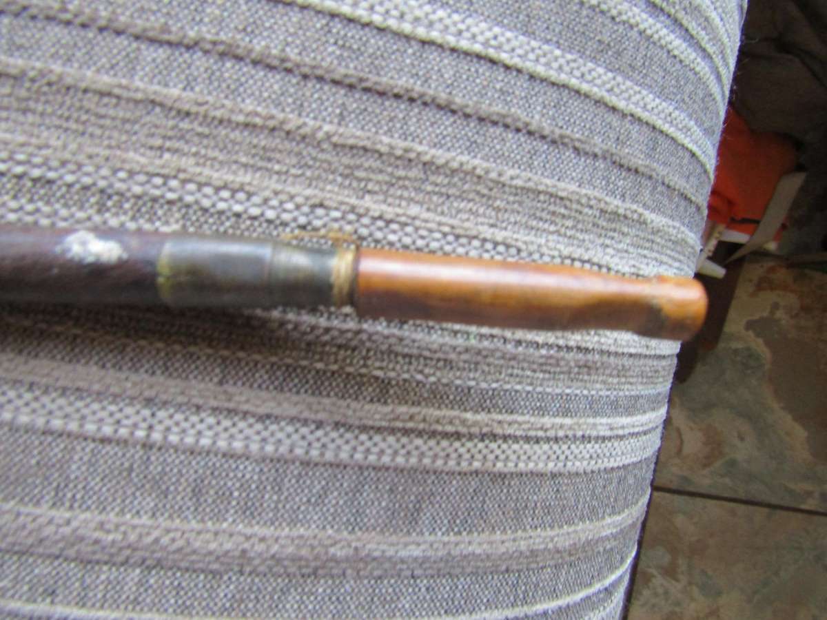 Vintage Smoking Pipe with Copper inlay