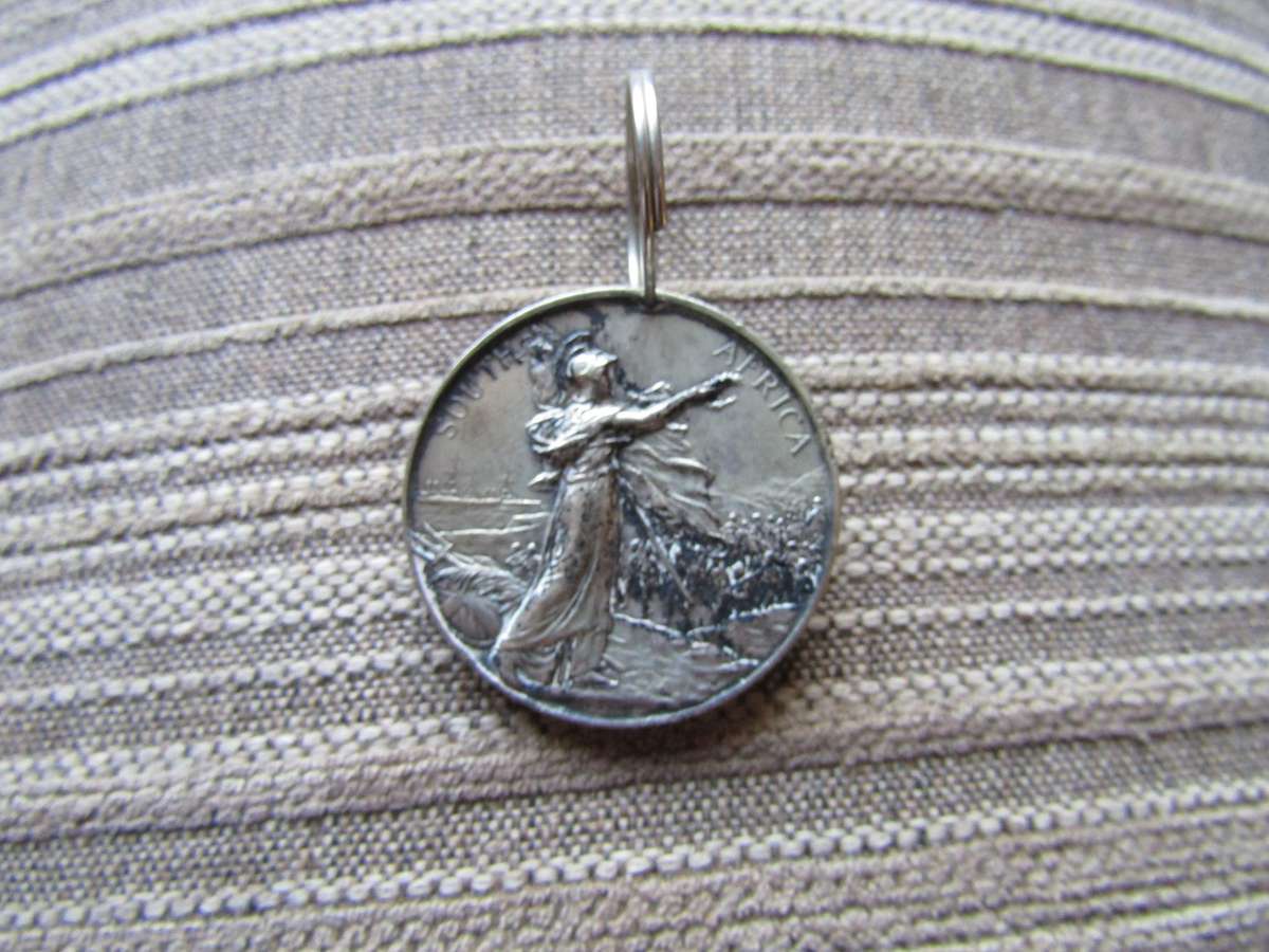 Anglo Boer War QSA Medal Trooper HB Welsh Peddie DMT