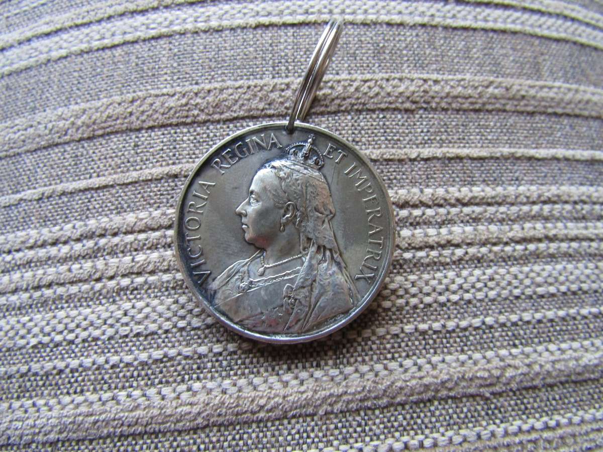 Anglo Boer War QSA Medal Trooper HB Welsh Peddie DMT