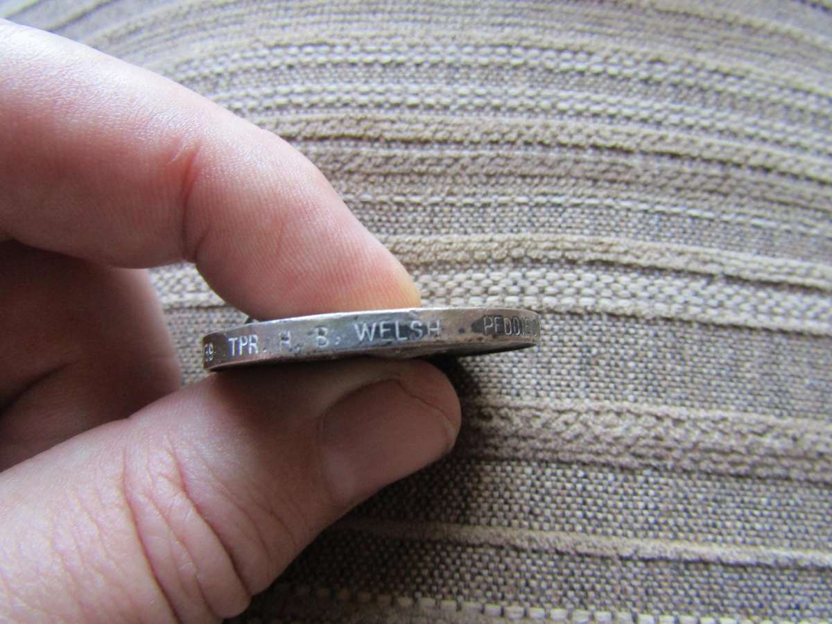 Anglo Boer War QSA Medal Trooper HB Welsh Peddie DMT