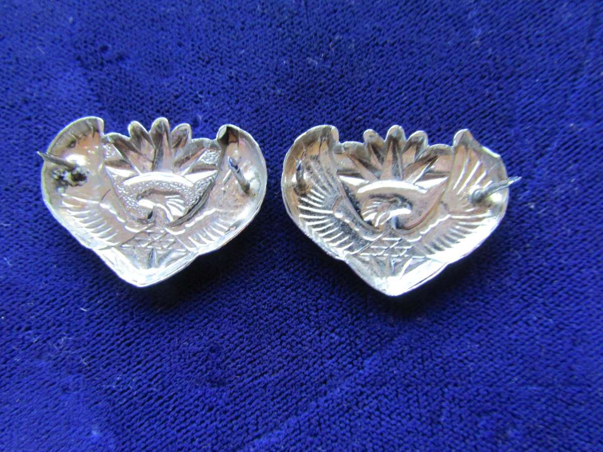 Pair of SANDF RANK  Collar Badges. Pins intact.