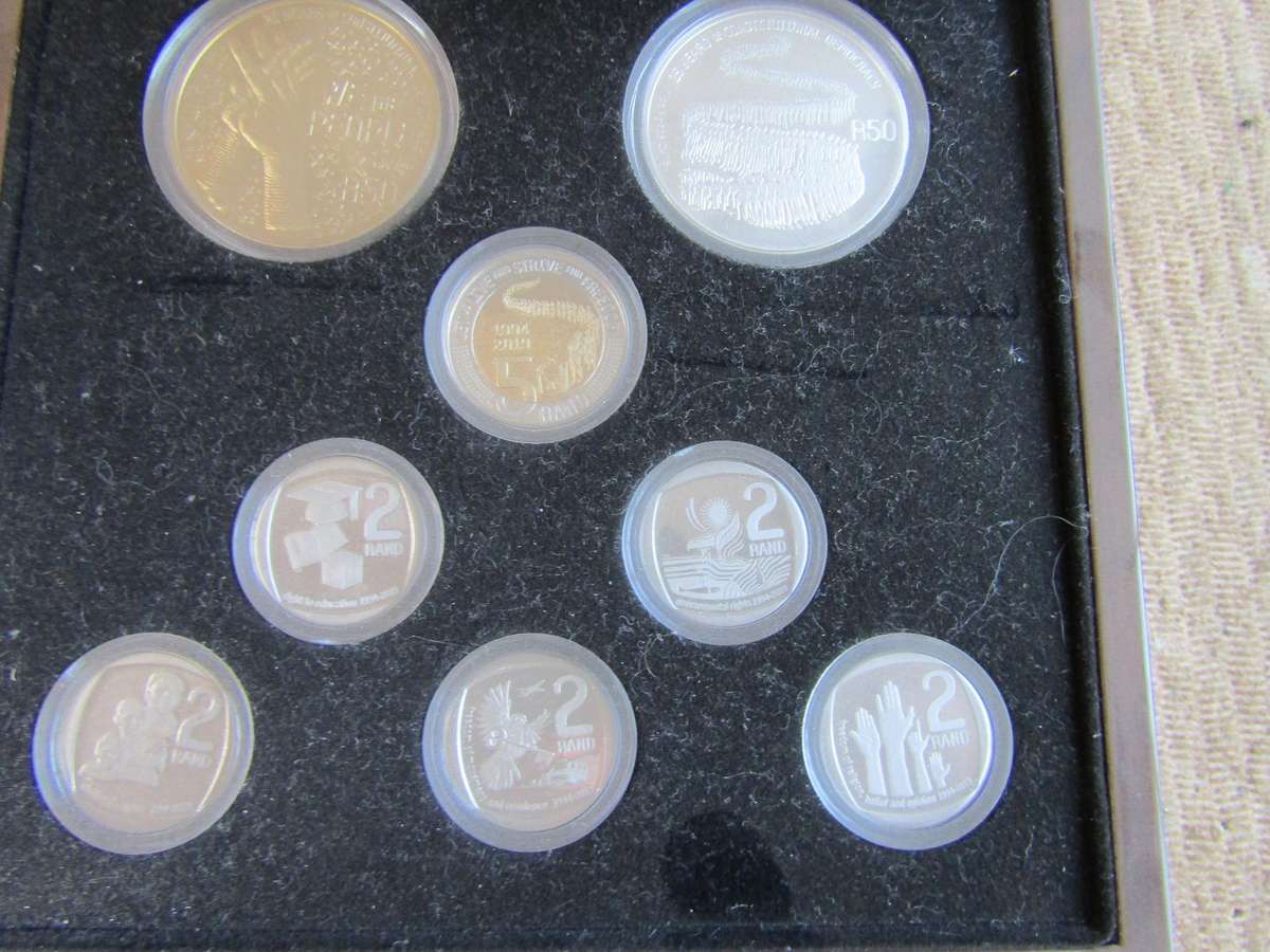 2019 Celebrating South African  25 Years of Constitutional Democracy Proof Set