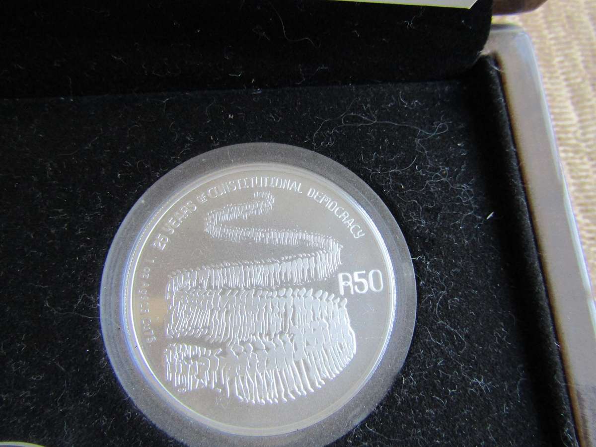 2019 Celebrating South African  25 Years of Constitutional Democracy Proof Set